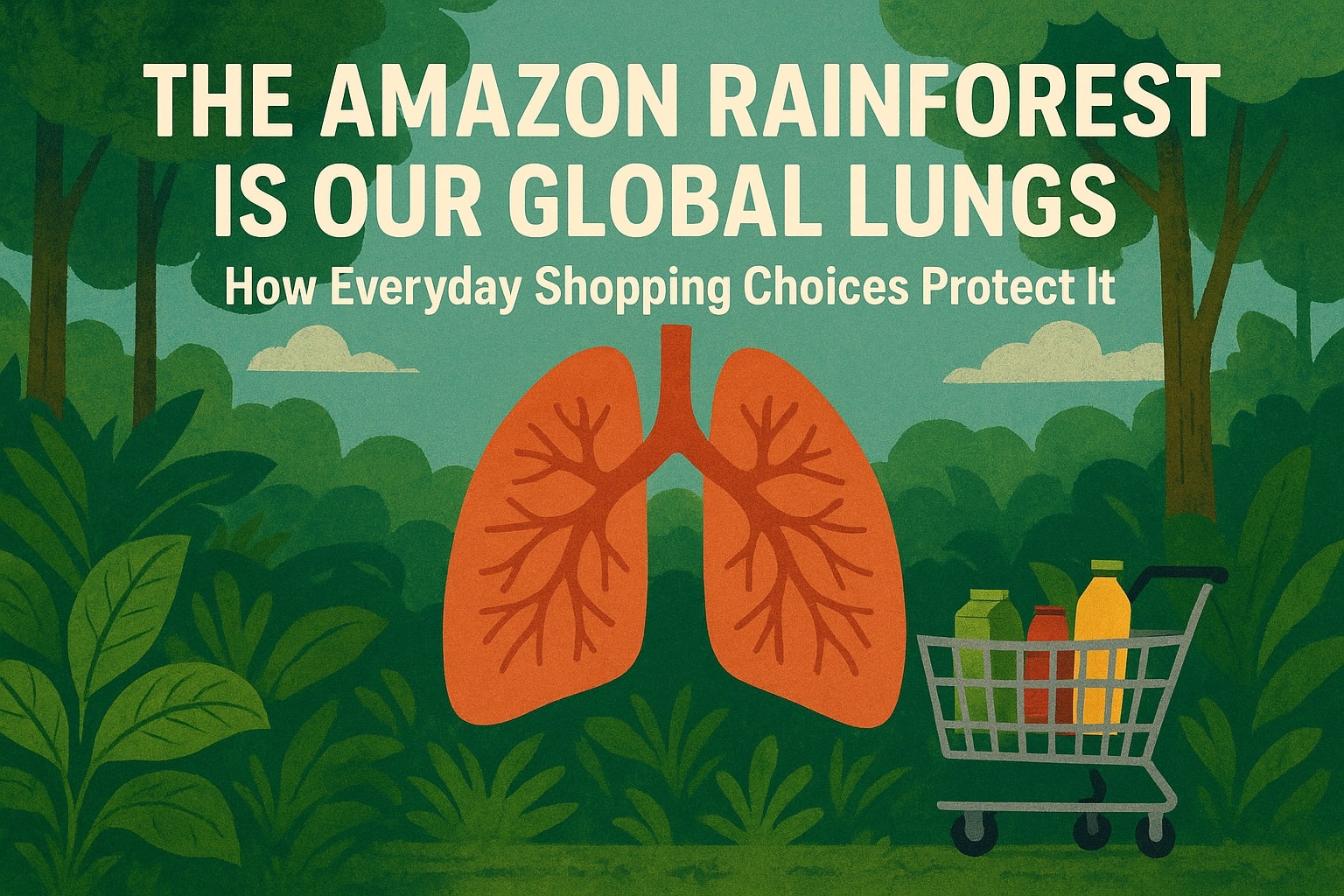 The Amazon Rainforest Is Our Global Lungs — How Everyday Shopping Choices Protect It